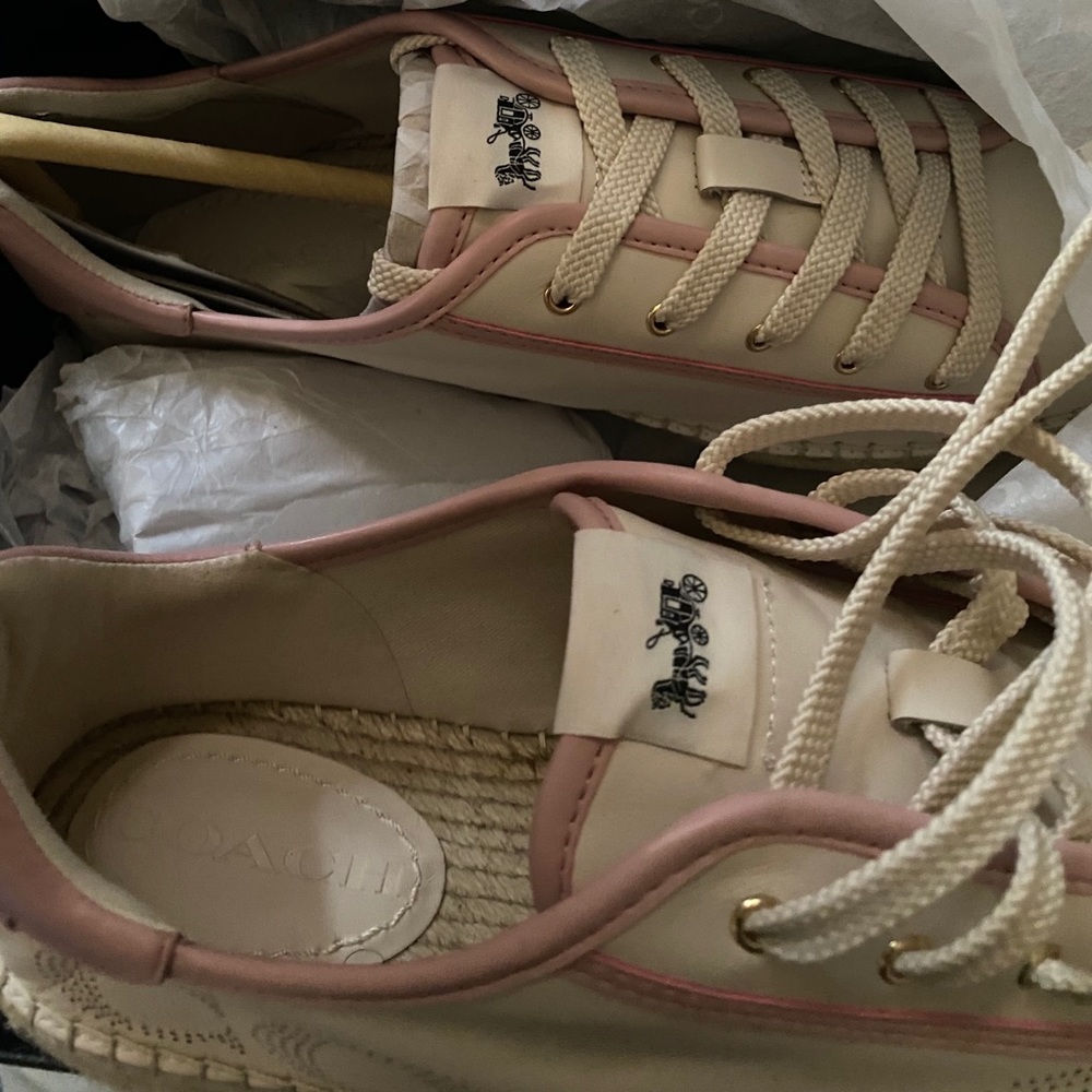 Cate espadrille coach sneakers